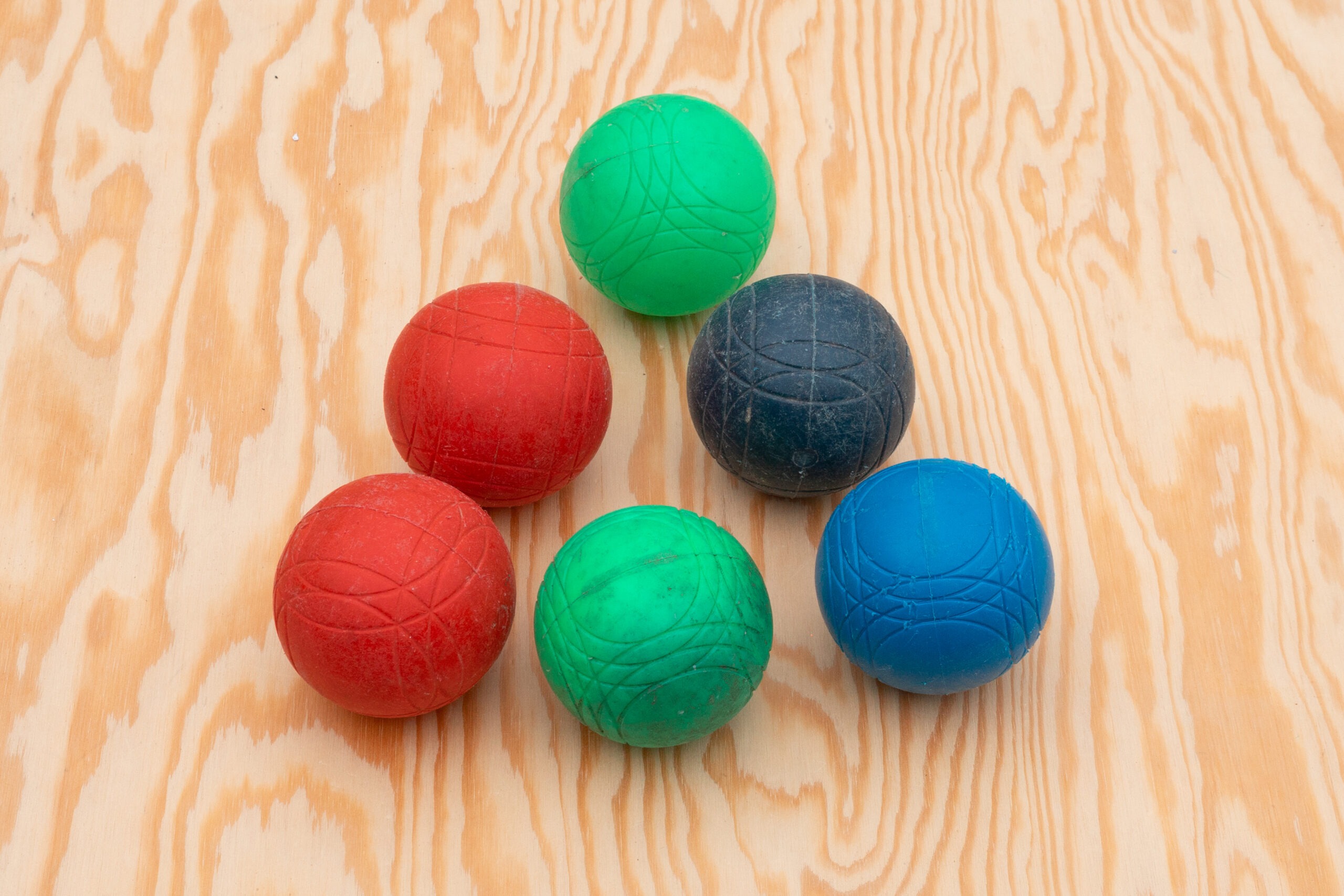 Balles pétanque plastic